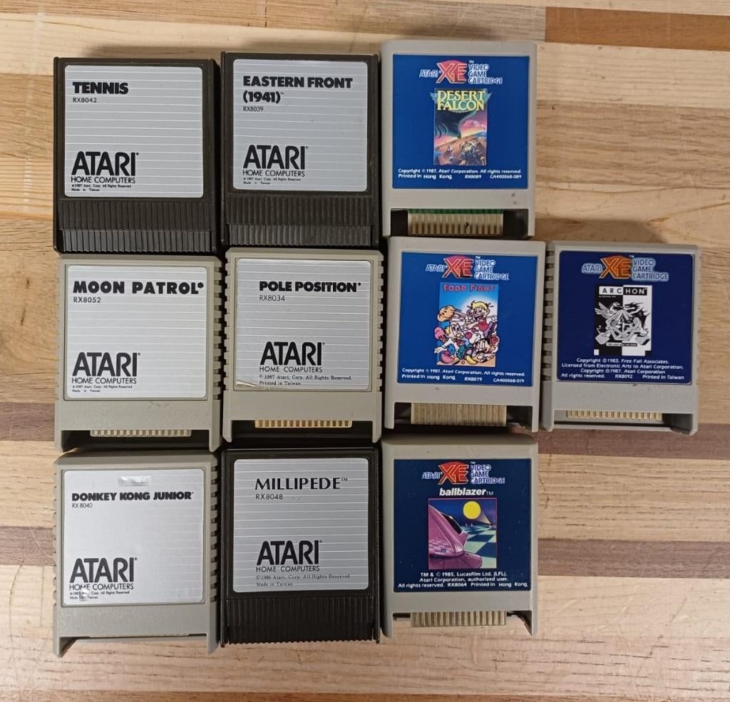 Atari spelletjes - 10 stuks, Spelcomputers en Games, Spelcomputers | Atari, Gebruikt, Overige modellen, Zonder controller, Ophalen of Verzenden