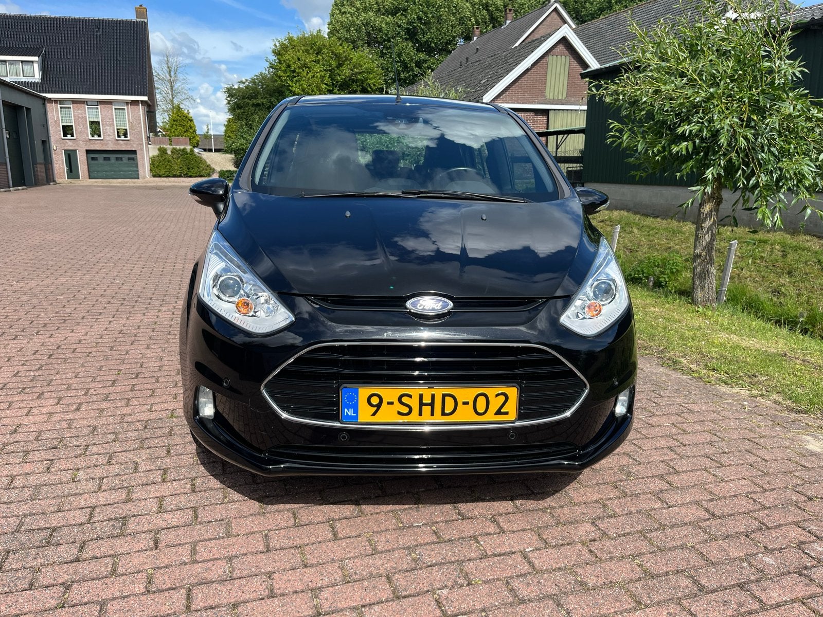 Ford B-Max 1.0 Ecoboost 74KW/100PK 2013 lage km stand Zwart, Auto's, Ford, Voorwielaandrijving, Euro 5, Stof, Parkeersensor