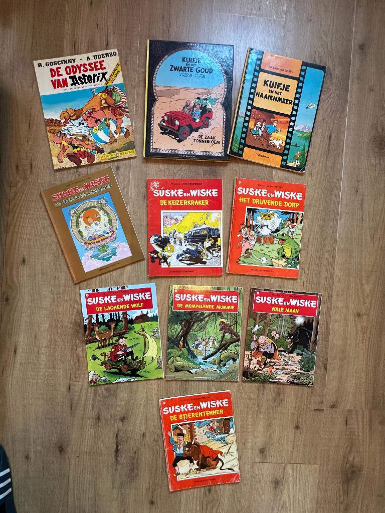 16 stripboeken Kuifje, Sigmund, Suske & Wiske, Guust Flater, Boeken, Eén stripboek, Ophalen of Verzenden, Gelezen
