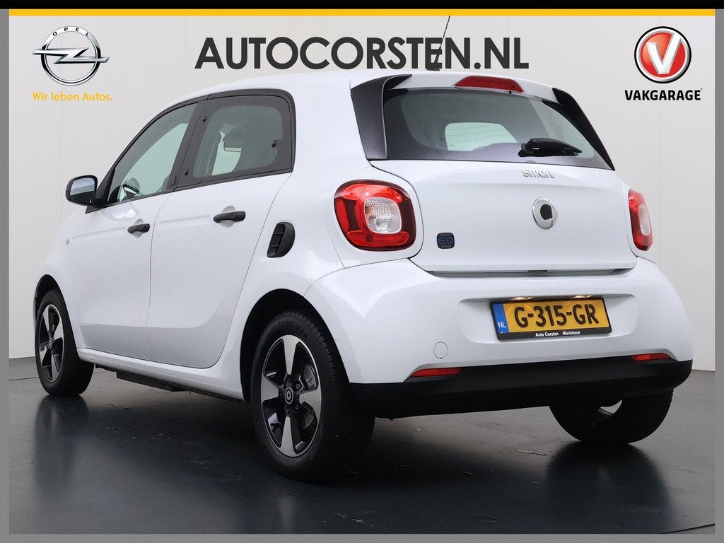 Smart Forfour EQ Electric Automaat SOH 95% Ecc Bluetooth Cru, Auto's, Smart, Automaat, Achterwielaandrijving, Gebruikt, Wit