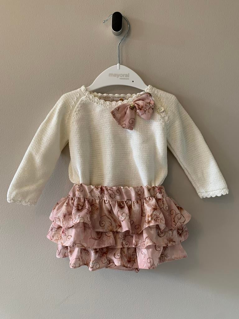 Puro Mimo setje maat 74/9 maanden, Kinderen en Baby's, Babykleding | Maat 74, Ophalen of Verzenden, Zo goed als nieuw, Meisje