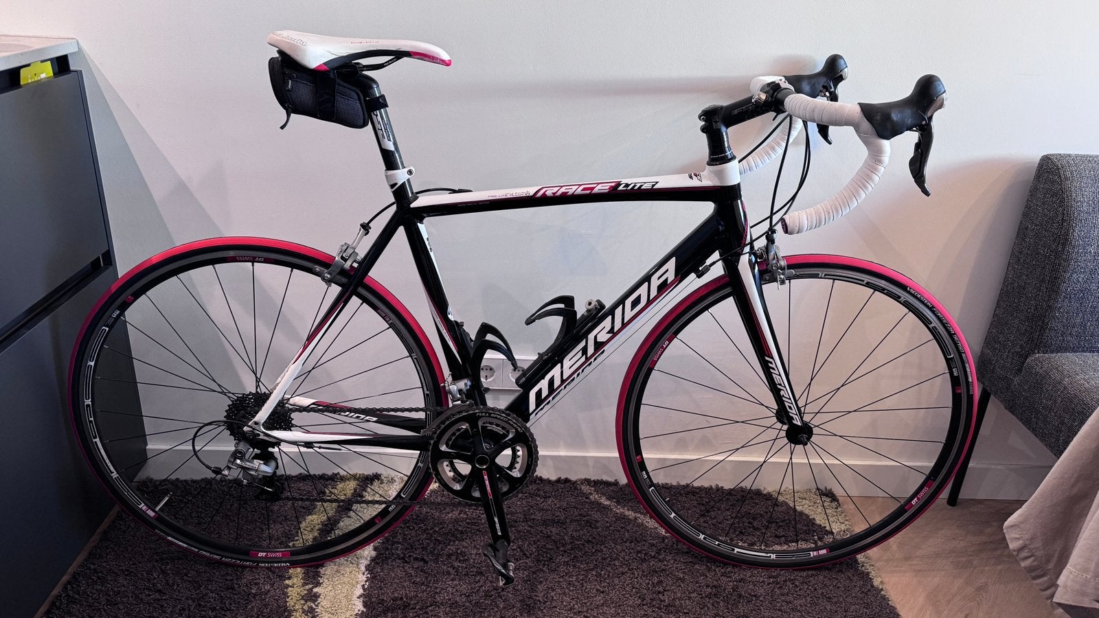 Merida Race Lite 905 racefiets Ultegra M/L, Fietsen en Brommers, Gebruikt, Velgrem, Aluminium, 53 tot 57 cm