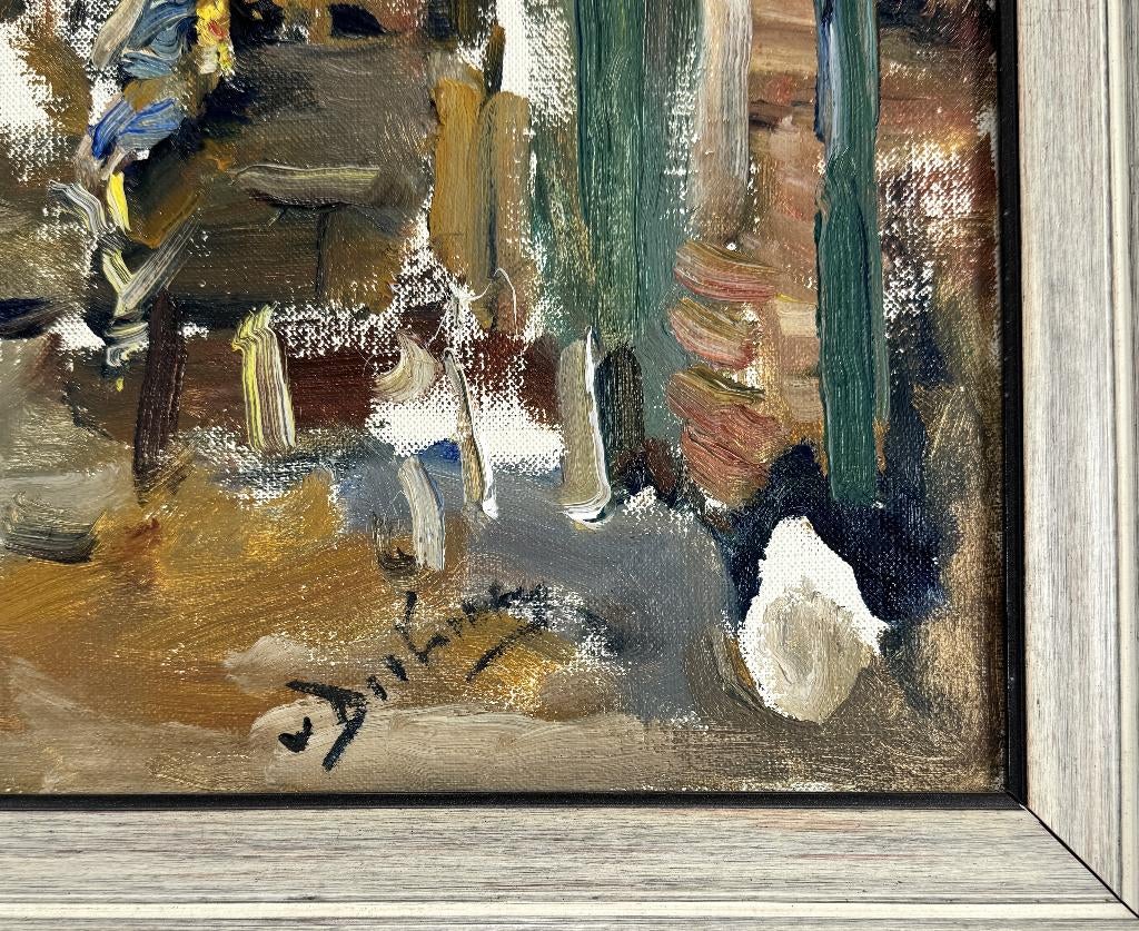 28. Olieverfschilderij, E.B. van Dulmen Krumpelman, Antiek en Kunst, Kunst | Schilderijen | Klassiek, Ophalen of Verzenden