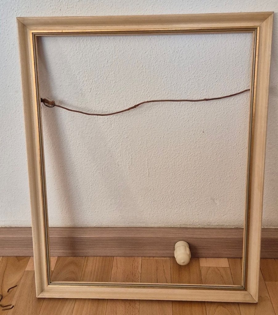 Schilderij lijst 40 cm bij 50 cm., Schilderijlijst, Handgemaakt, Ophalen of Verzenden, Wit