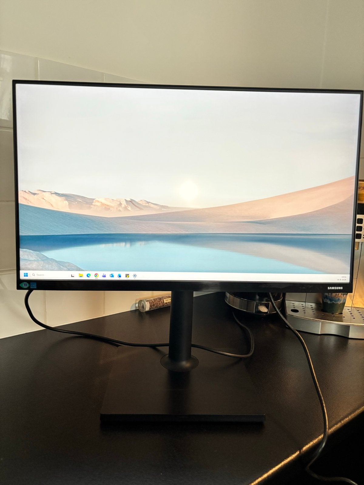 Samsung F24T450FQR 24 inch Full HD Monitor, Ophalen, In hoogte verstelbaar, Full HD, Zo goed als nieuw