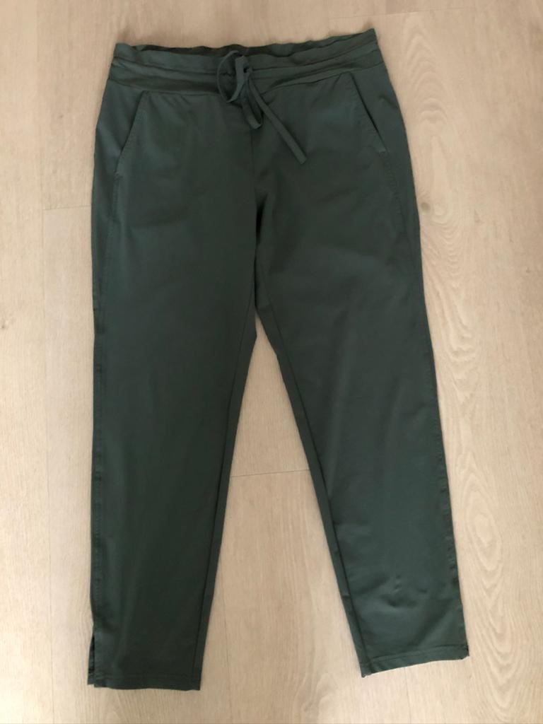 Studio Anneloes groene travelstof broek XL, Maat 46/48 (XL) of groter, Ophalen of Verzenden, Zo goed als nieuw, Lang