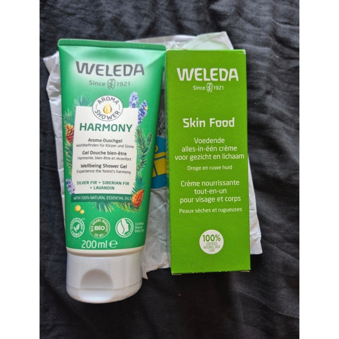 Weleda douchegel & voedende alles in 1 crème, Verzenden, Nieuw