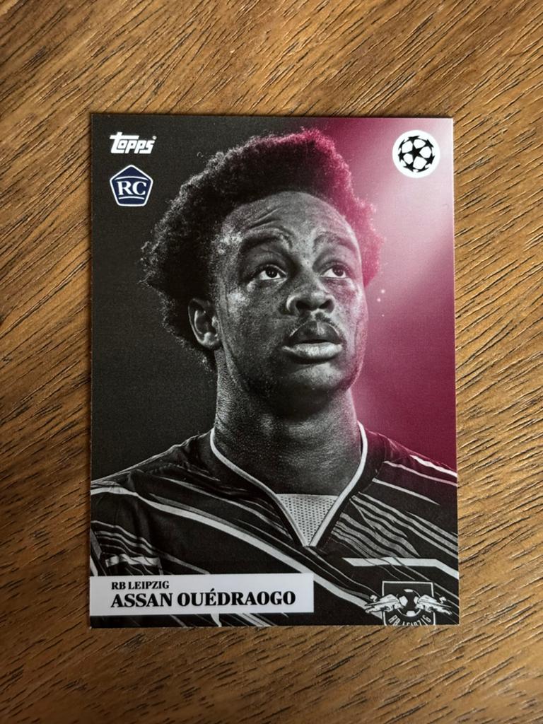 Topps RC Assan Ouédraogo RB Leipzig Spelerskaart, Ophalen of Verzenden, Nieuw, Buitenlandse clubs, Spelerskaart