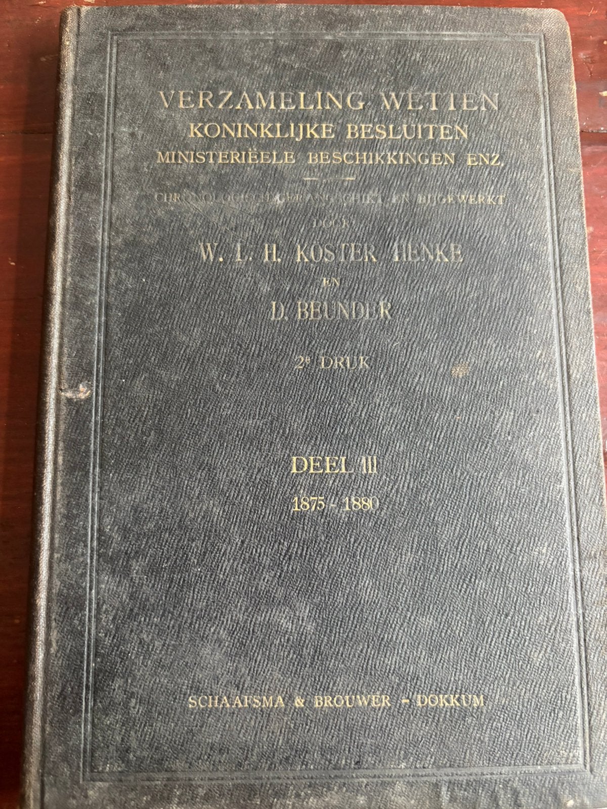 Verzameling Koninklijke wetten en besluiten, Antiek en Kunst, Antiek | Boeken en Bijbels, Ophalen