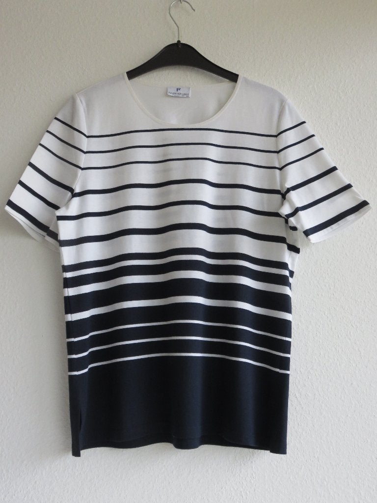 Frankenwälder donkblauw met wit gestreept t-shirt maat 40, Kleding | Dames, T-shirts, Maat 38/40 (M), Blauw, Ophalen of Verzenden