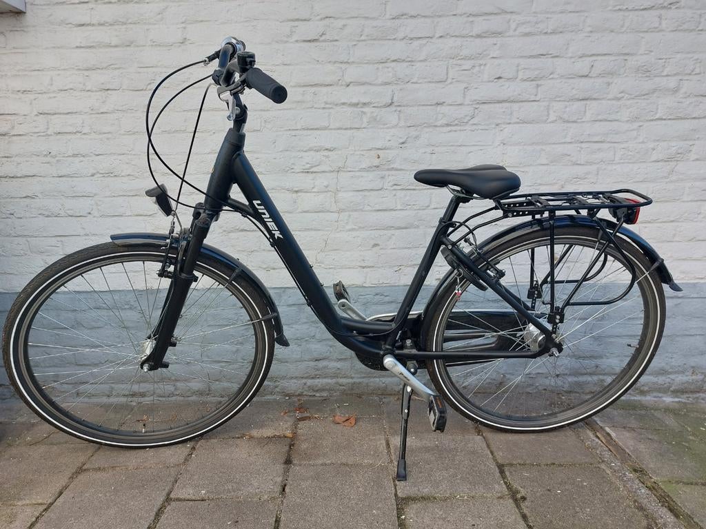 Uniek damesfiets, zwart, Ophalen, Zo goed als nieuw, Overige merken, Versnellingen