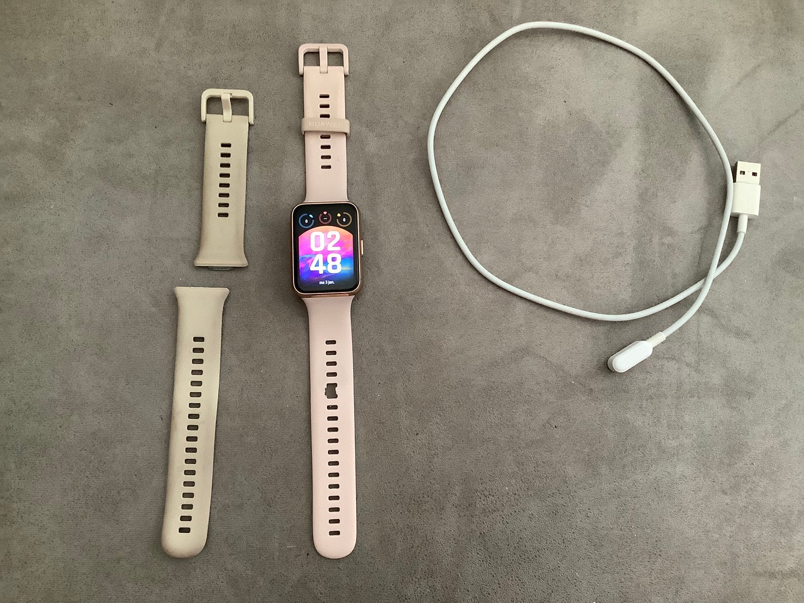 Horloge Huawei, Zwart, Ophalen of Verzenden, Zo goed als nieuw, Stappen