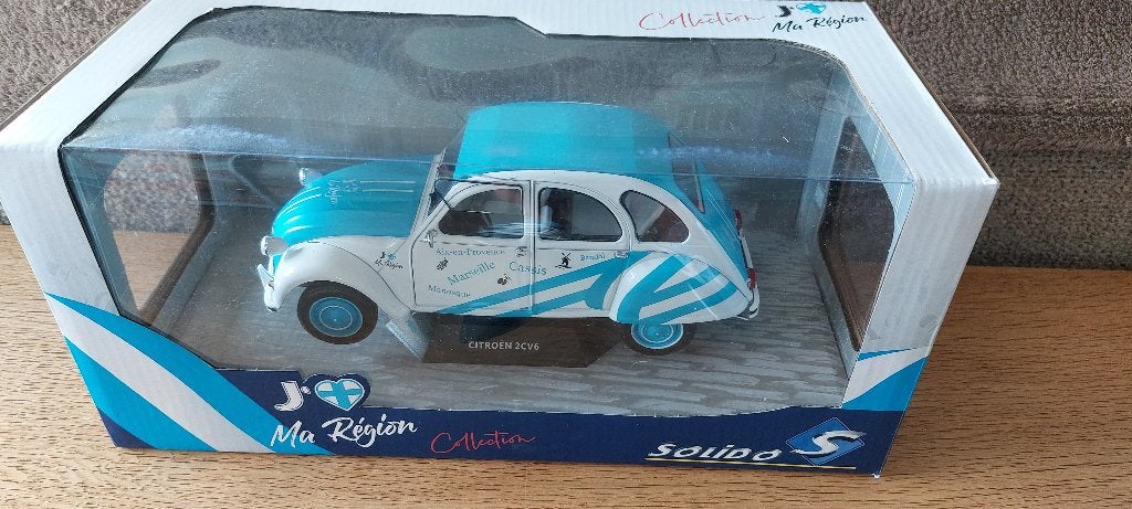Citroen 2CV6 Solido ma region, Hobby en Vrije tijd, Modelauto's | 1:18, Ophalen of Verzenden, Nieuw, Auto, Solido
