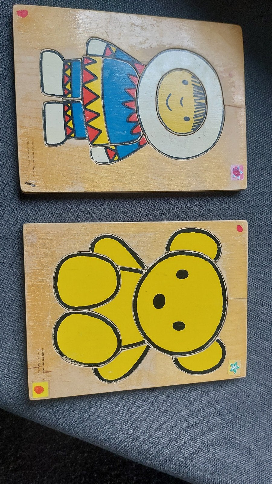 Vintage Dick Bruna Houten Puzzels - Nijntje en vriendjes, Ophalen of Verzenden