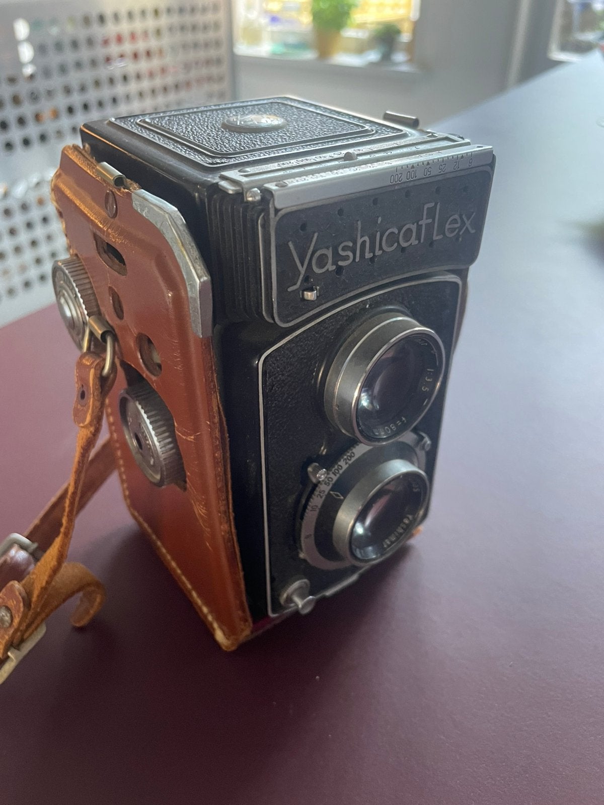 Yashicaflex, Audio, Tv en Foto, Fotocamera's Analoog, Ophalen, Gebruikt, Spiegelreflex, Overige Merken