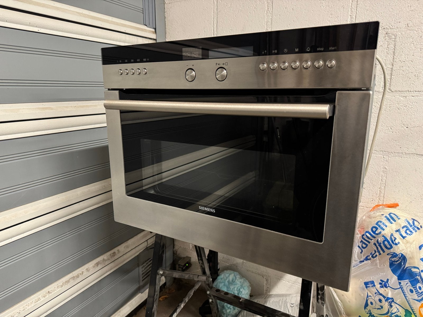 Siemens combi-oven 45cm inbouw - magnetron defect, Ophalen, 45 tot 50 cm, Hete lucht, Siemens