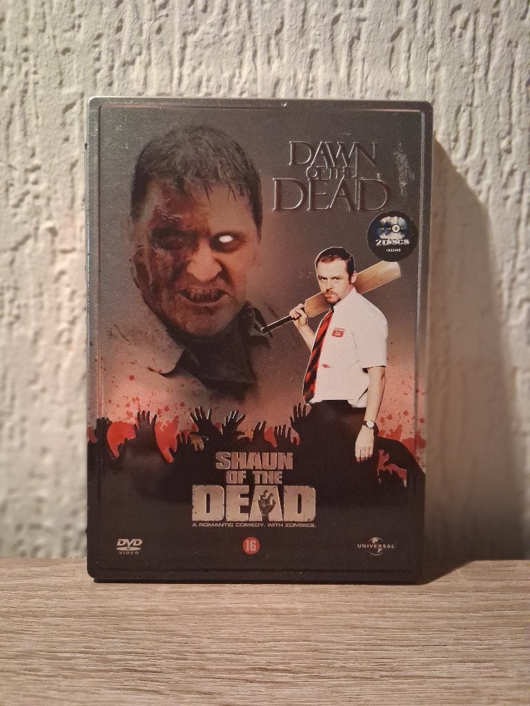 Dvd Dawn of the Dead en Shaun of the Dead, Vanaf 16 jaar, Ophalen of Verzenden, Zo goed als nieuw, Vampiers of Zombies