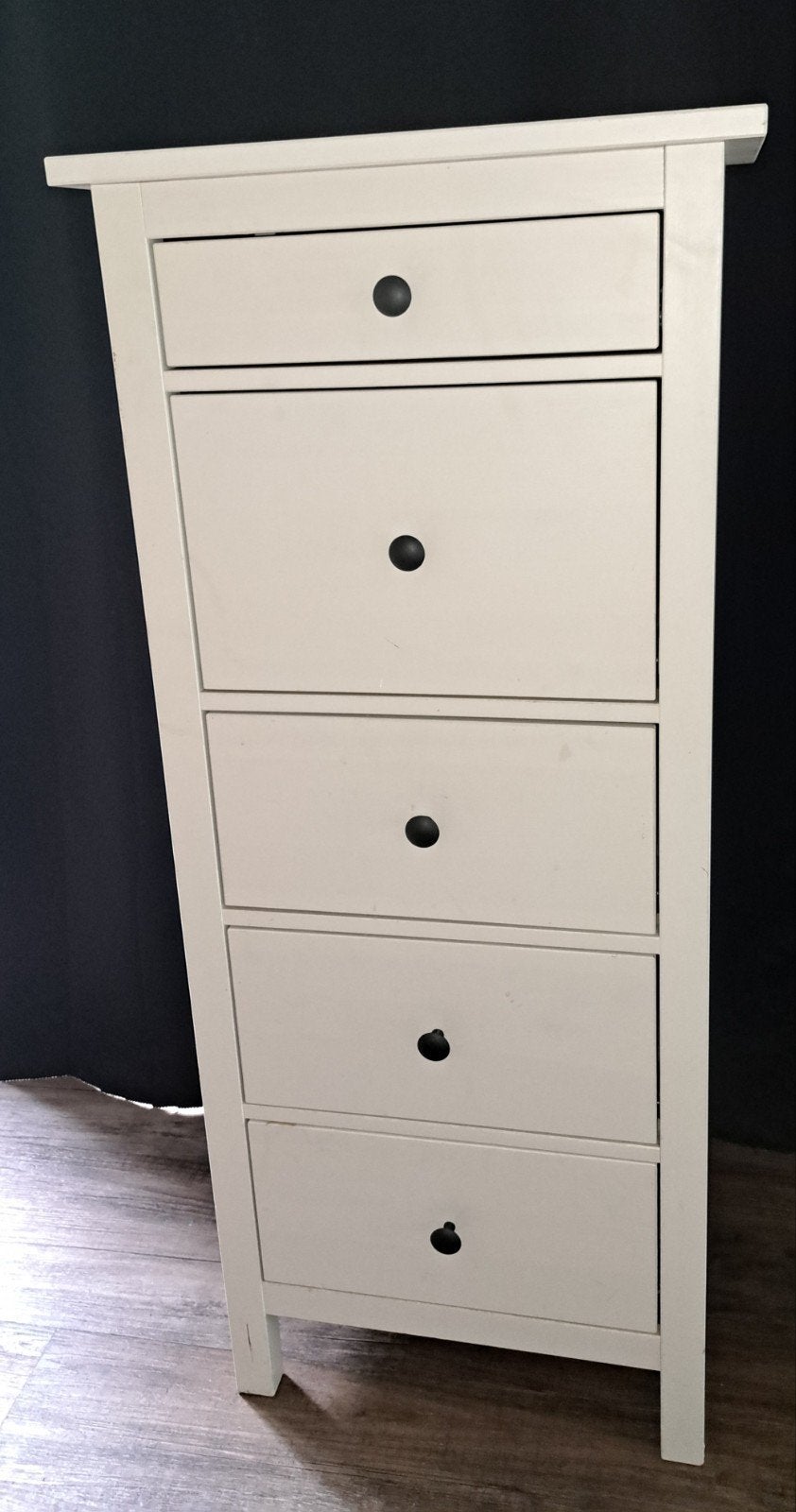 IKEA HEMNES Ladekast met 5 lades - Massief Grenenhout, Ophalen, 5 laden of meer, Zo goed als nieuw, Minder dan 100 cm