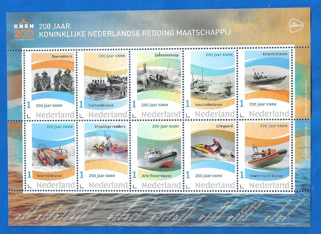 NVPH V3642P 200 jaar KNRM - 2024, Verzenden, Na 1940, Postfris