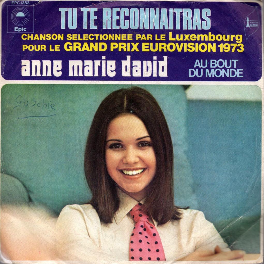 Anne Marie David. Tu te reconnaitras/Au bout du monde NR1268, Gebruikt, Verzenden, Wereldmuziek, Single