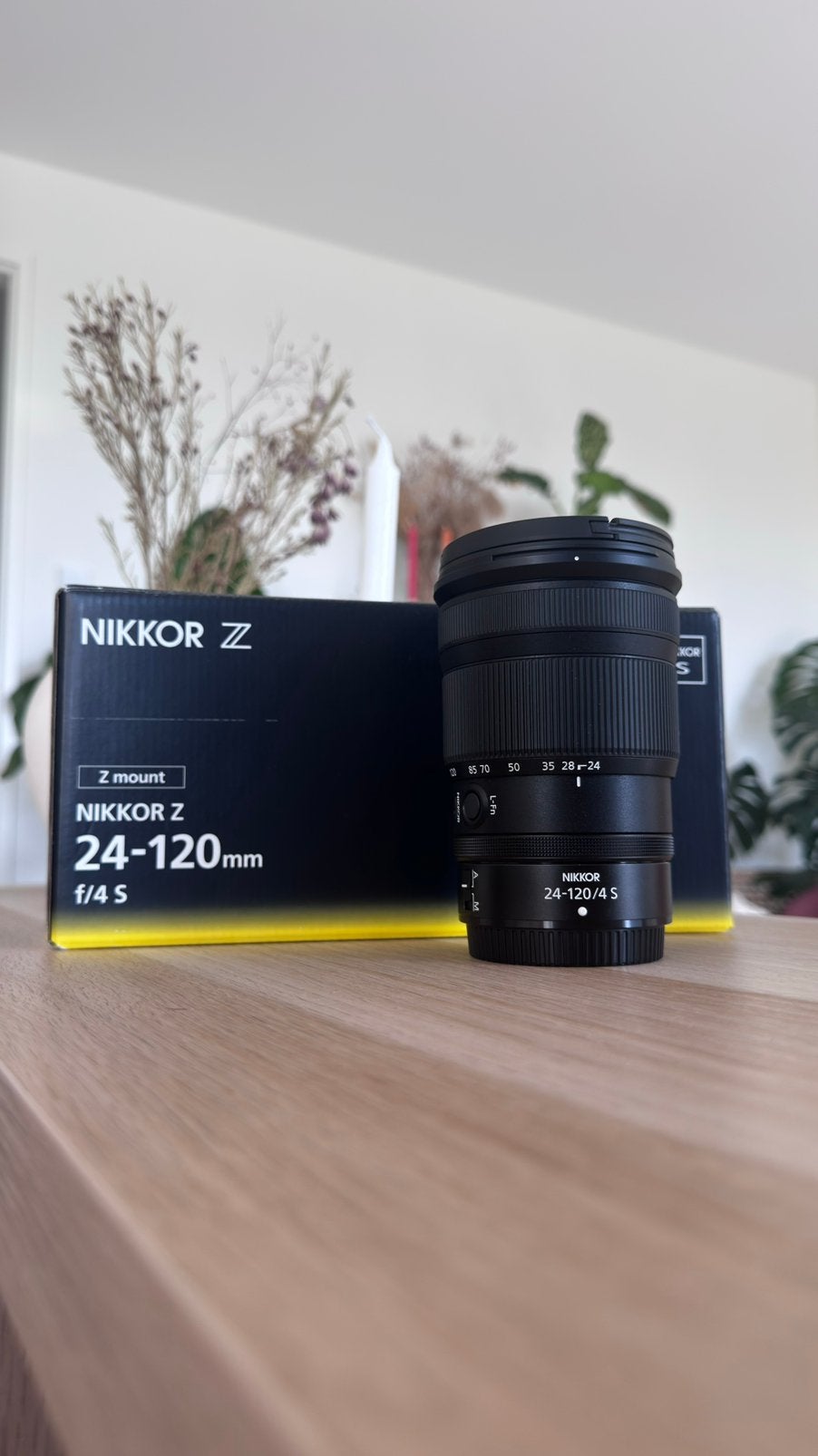Nikkor Z 24-120mm f/4 S Objectief, Audio, Tv en Foto, Fotografie | Lenzen en Objectieven, Nikon Z-mount, Nikon, Zo goed als nieuw