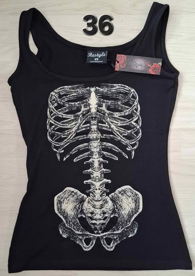 GOTHIC TOPS ALTERNATIEF RESTYLE SPIRAL ENZ 36 38 ZWART, Kleding | Dames, Zwart, Ophalen of Verzenden, Zo goed als nieuw, Maat 36 (S)