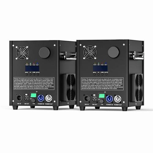 DJLicht zwart 700W Sparkular Sterretjes machine Koudvuur, Geluidgestuurd, ., Overige typen, Nieuw