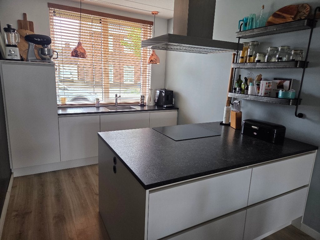 champagne witte Keuken (eiland), Huis en Inrichting, Keuken | Complete keukens, Ophalen, Gebruikt, Wit, Overige typen