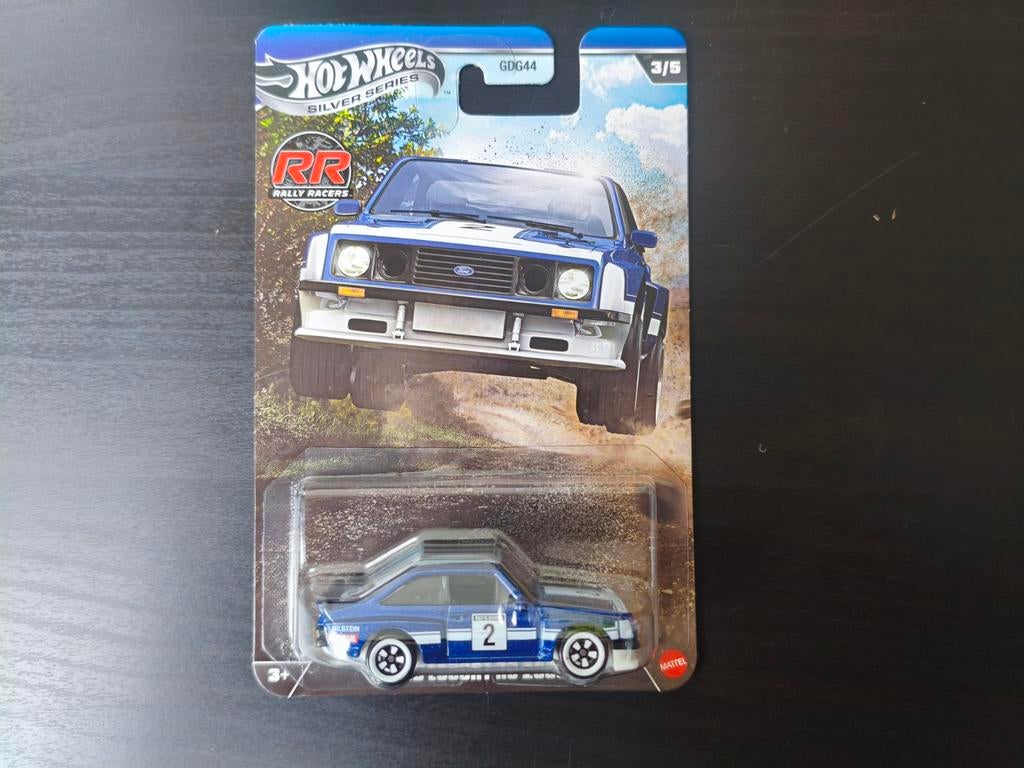Hot Wheels Ford Escort RS2000 Silver Series Rally Racing, Ophalen of Verzenden, Nieuw, Auto