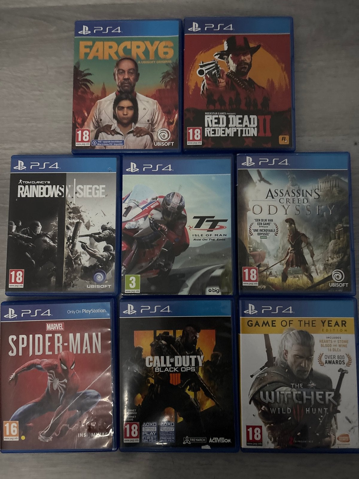 PS4 Games Bundel:, Spelcomputers en Games, Games | Sony PlayStation 4, Online, Gebruikt, Vanaf 18 jaar, 1 speler