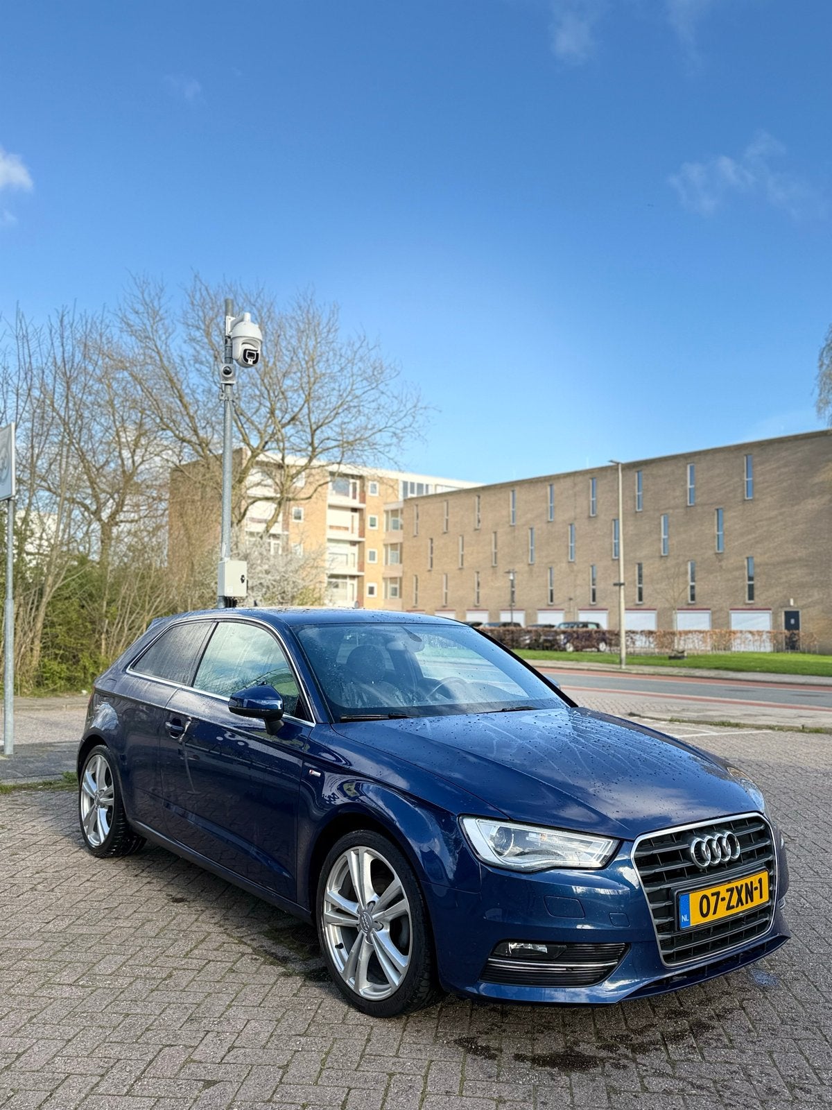 Audi A3 1.4 Tfsi 90KW 3D 2013 Blauw, Auto's, Audi, Voorwielaandrijving, Zwart, 4 cilinders, Blauw