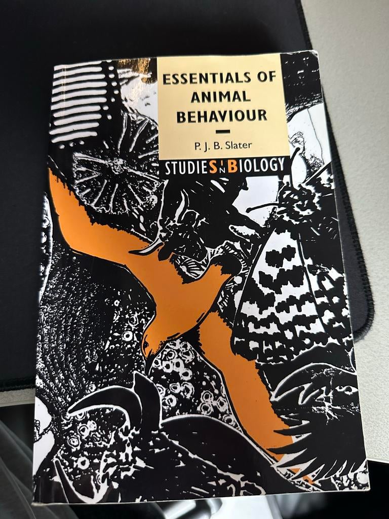 Essentials of animal behaviour - P.J.B. Slater, Ophalen of Verzenden, Beta, Zo goed als nieuw, HBO