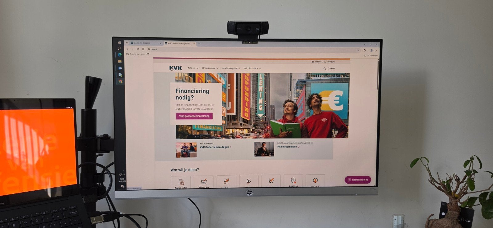 Foto 4 van HP 27 inch monitor - Full HD