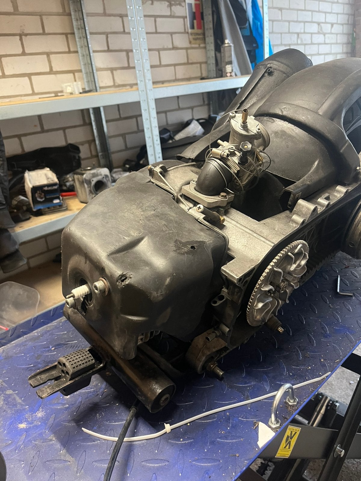 125cc piaggo ac blok, Ophalen, Zo goed als nieuw, Tweetakt, Overige modellen