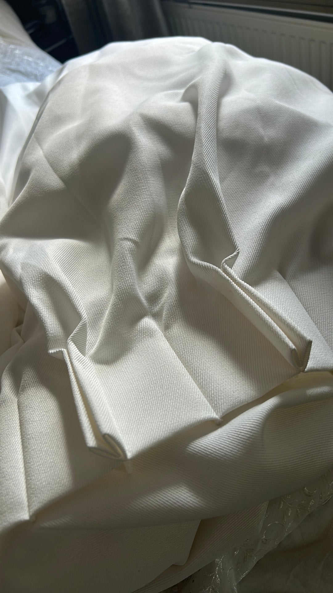 2x gordijnen TOPPOINT, Ophalen of Verzenden, Zo goed als nieuw, Beige
