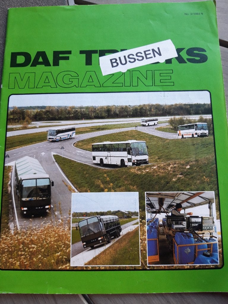 DAF Bussen magazine nr 3 1984 – Nederlands, Ophalen of Verzenden, Zo goed als nieuw, Overige merken, DAF Bus