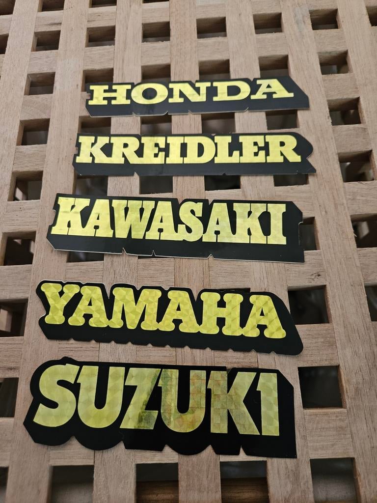 Motor stickers, Ophalen of Verzenden, Zo goed als nieuw, Motoren