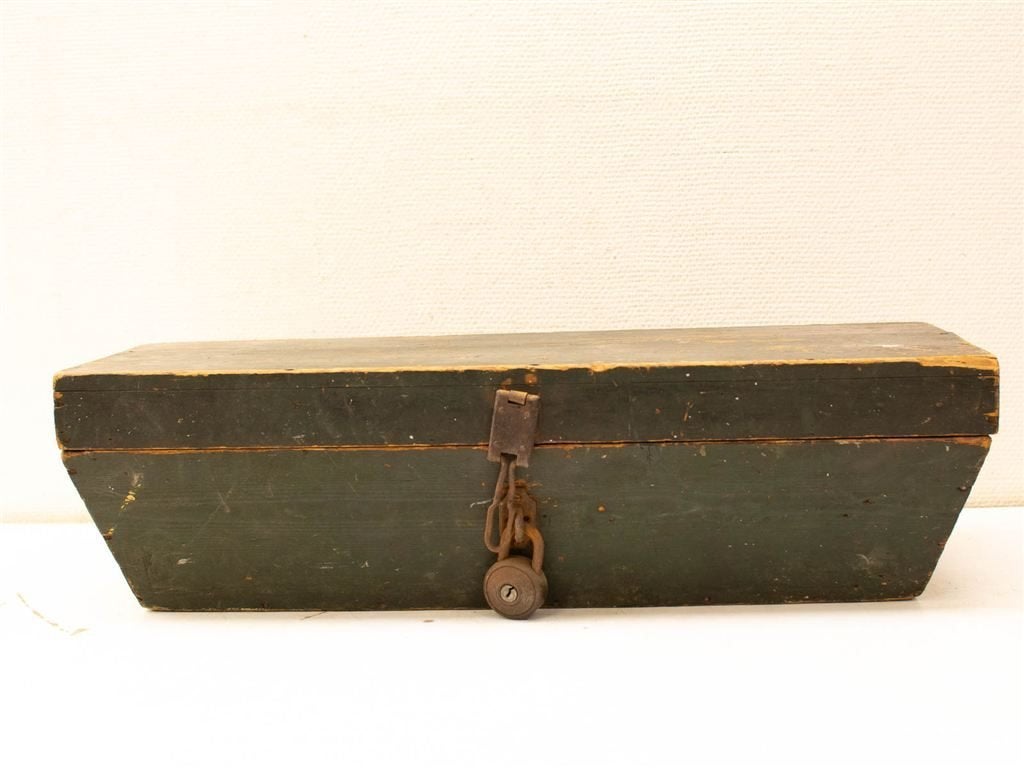Houten kist 35985, Ophalen of Verzenden, Gebruikt, 50 tot 100 cm, Minder dan 50 cm