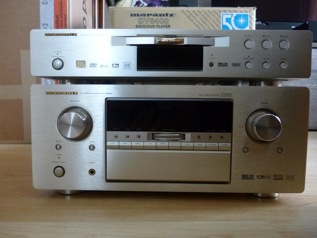 receiver + dvd speler marantz dv8400 sr9300 50th anniversary, Audio, Tv en Foto, Home Cinema-sets, Overige merken, 7.1-systeem