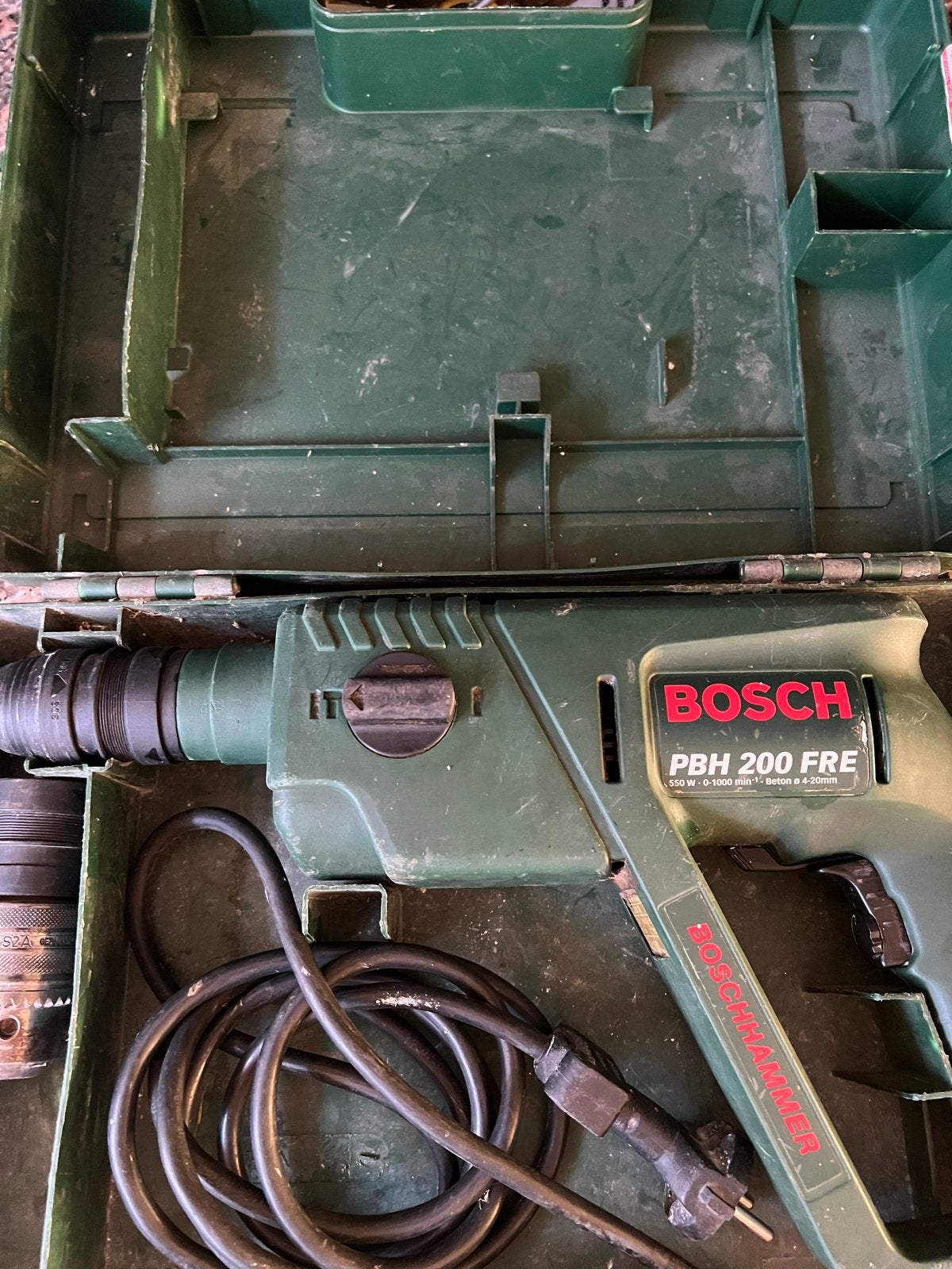 Bosch PBH 200 FRE Boorhamer SDS Pneumatische Boormachine, Gebruikt, Boor- en/of Breekhamer, Verzenden, Variabele snelheid