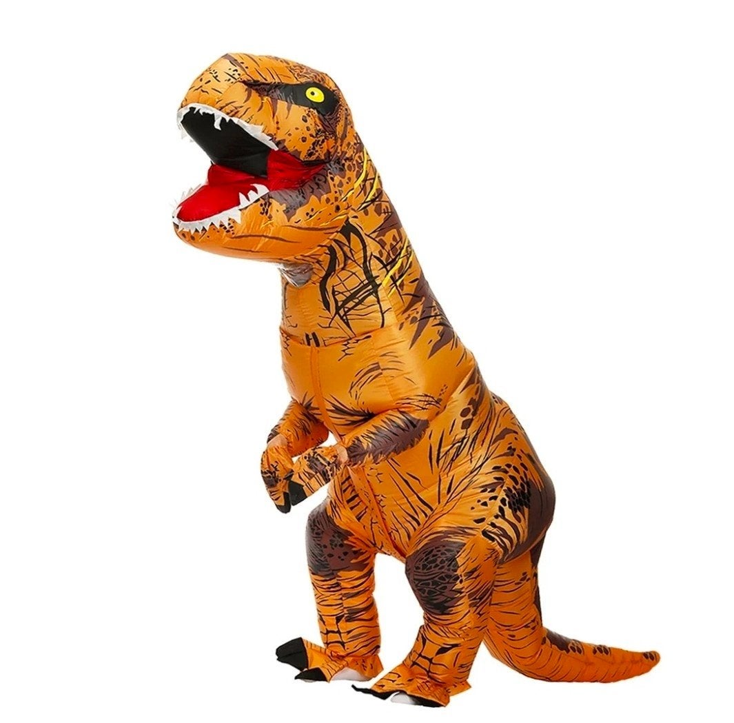 Opblaasbaar T-Rex Kostuum - Perfect voor Feestjes!, Ophalen