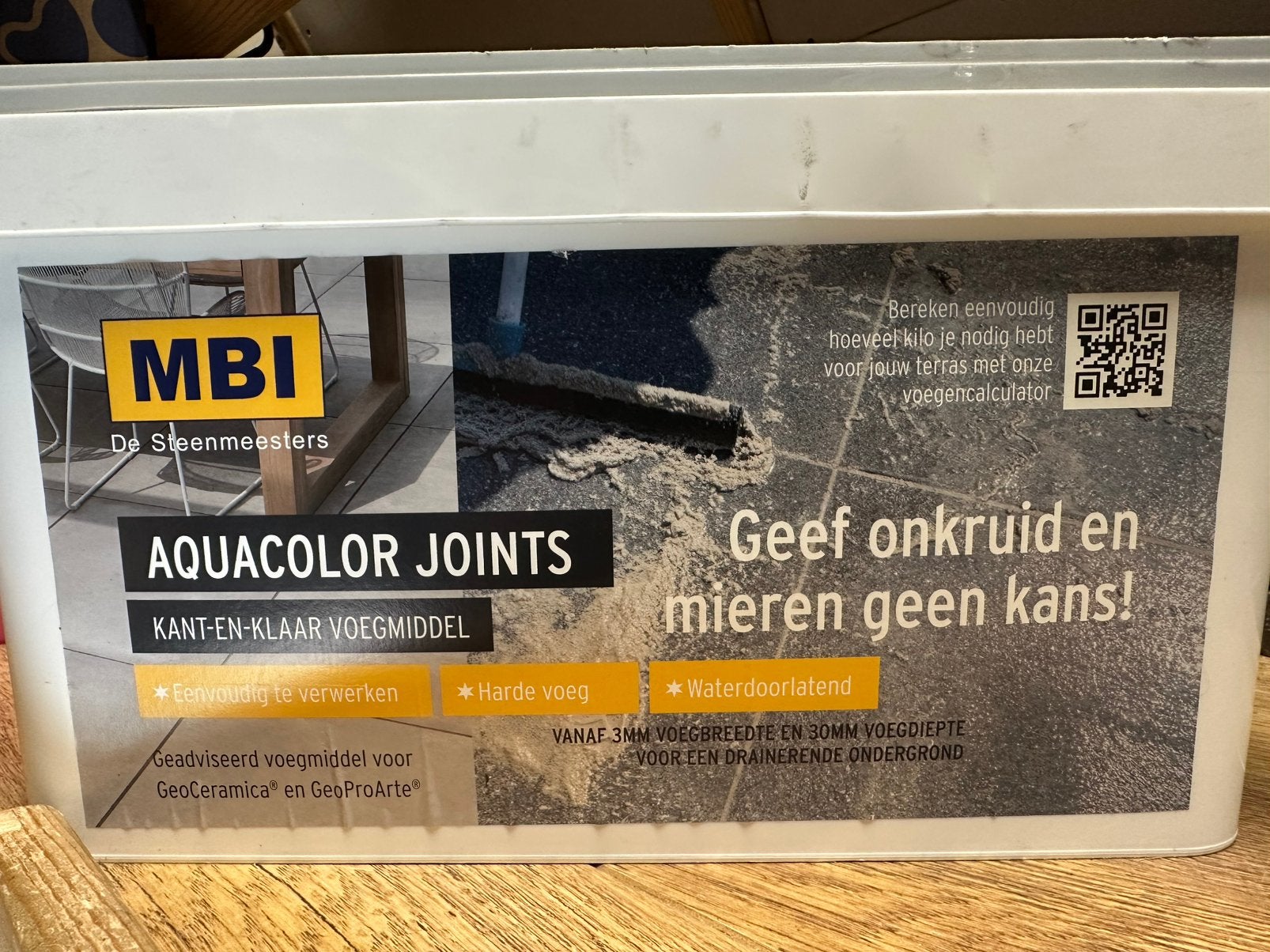 Voegmortel, Ophalen, Wandtegels, Minder dan 20 cm, Zo goed als nieuw