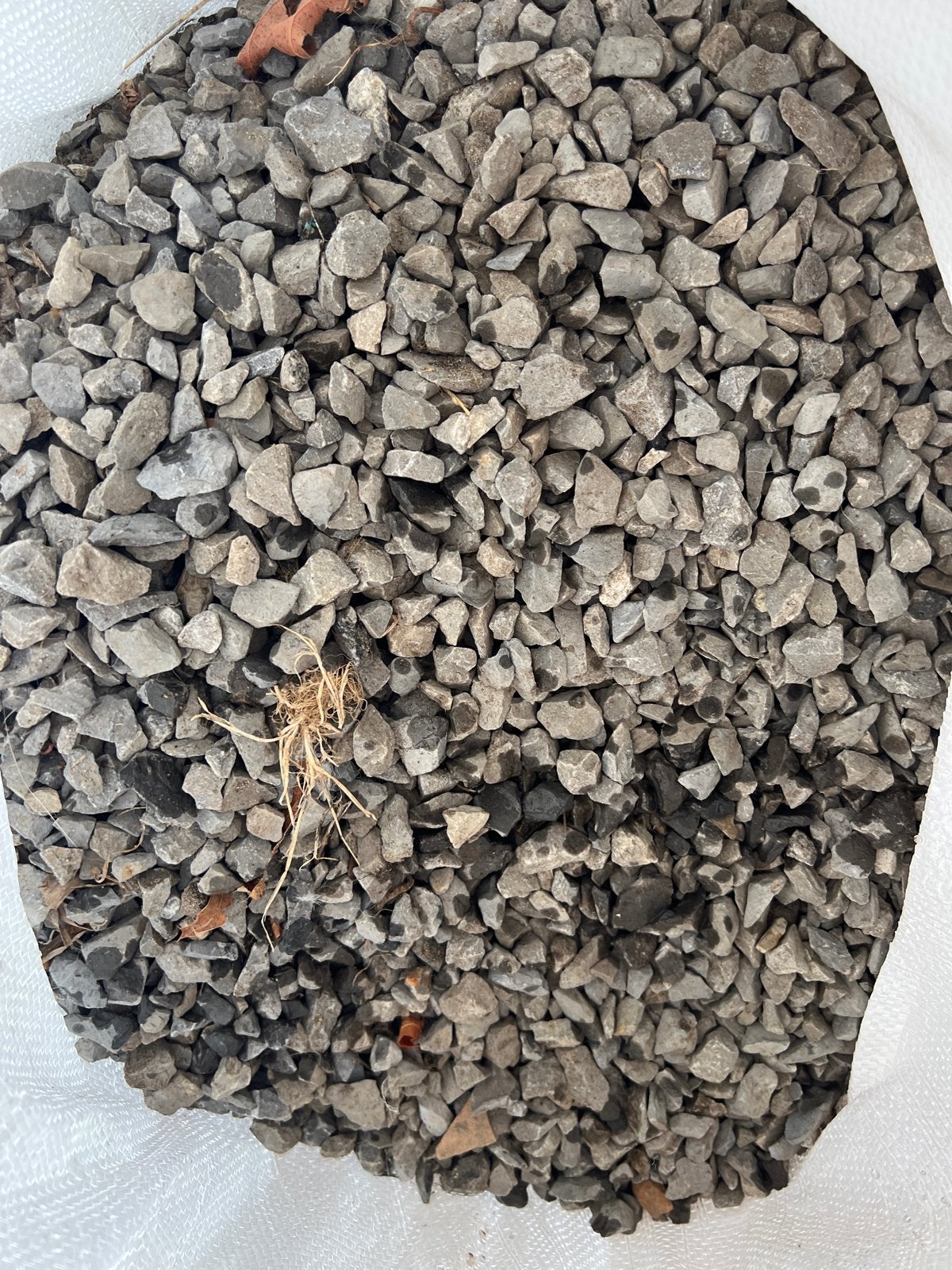 Grijs split / gravel voor tuin of oprit, Tuin en Terras, Ophalen, Overige materialen, Gebruikt, Split