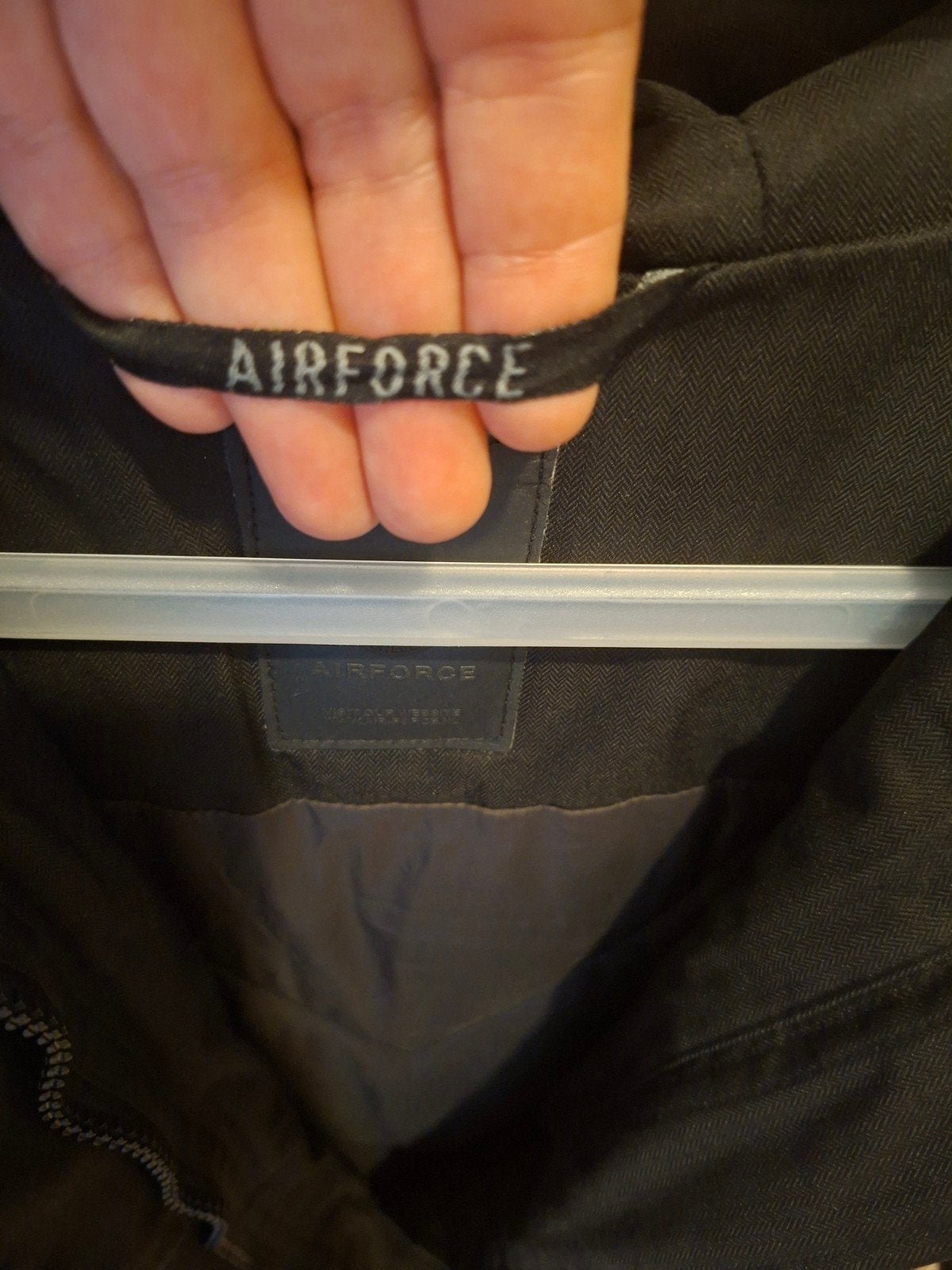 Airforce winterjas maat M, Kleding | Dames, Jassen | Winter, Maat 38/40 (M), Airforce, Zwart, Ophalen of Verzenden