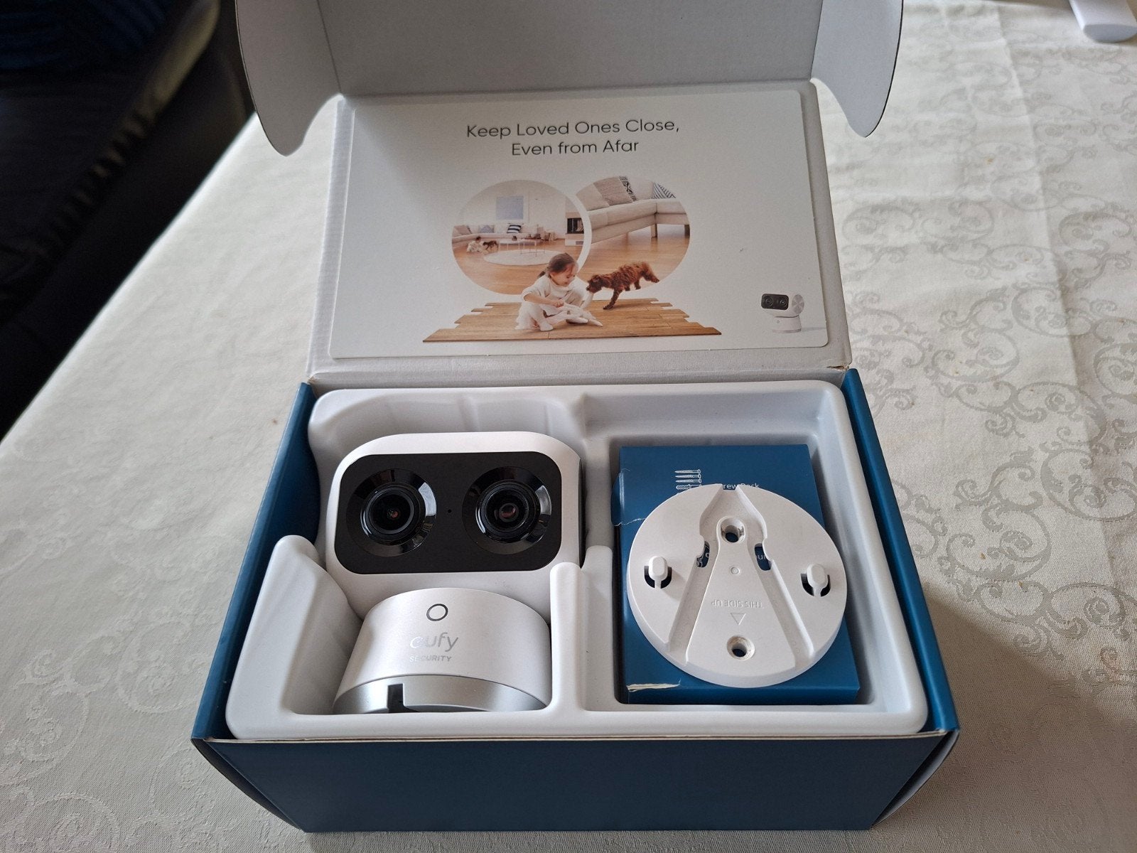Eufy S350 PTZ 4K  indoor camera, Audio, Tv en Foto, Videobewaking, Verzenden, Zo goed als nieuw, Binnencamera