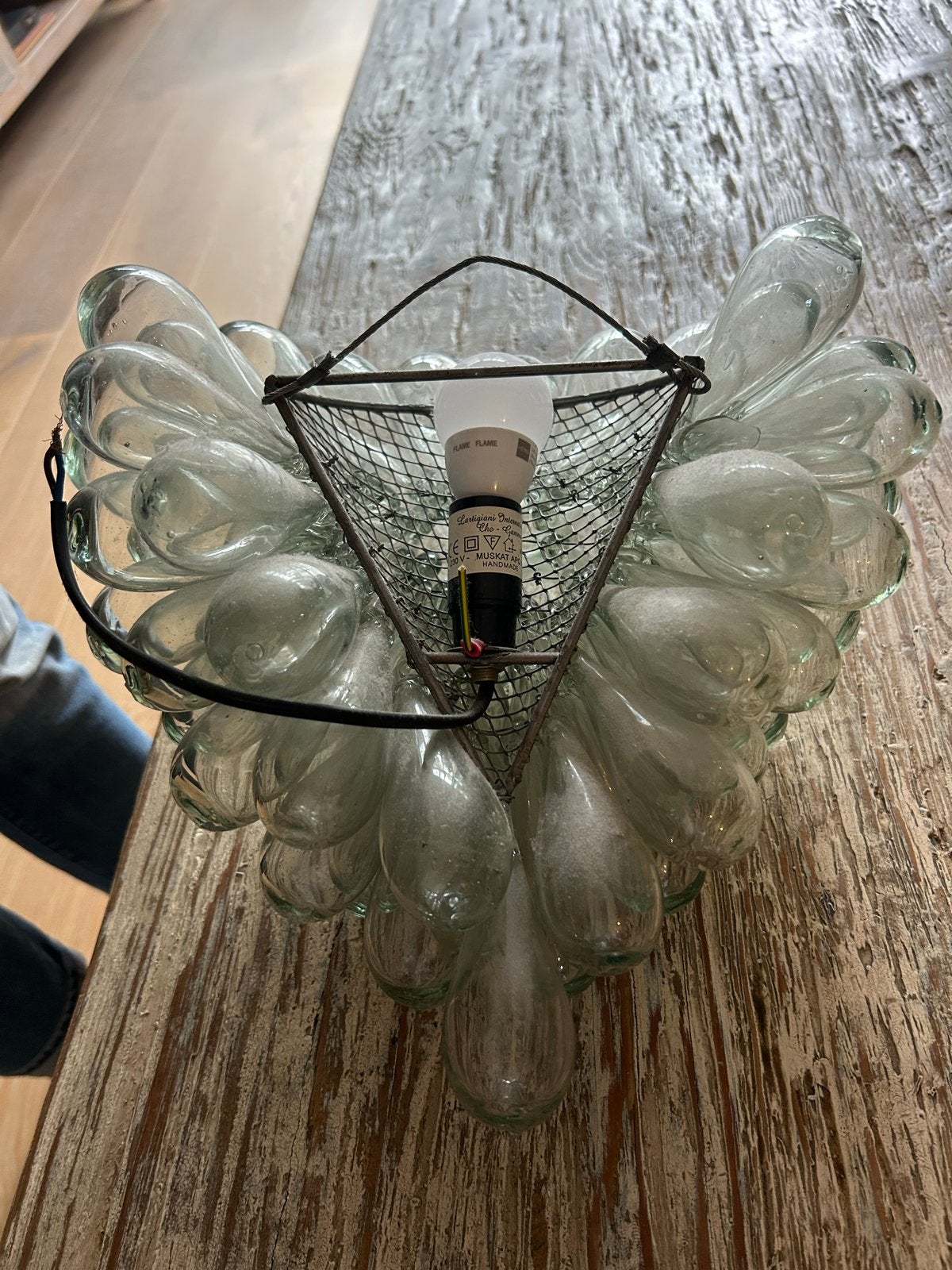 Set Italiaanse designlampen – Luci Italiane / Evi Style, Overige merken, Gebruikt, Meerkleurig, Glas