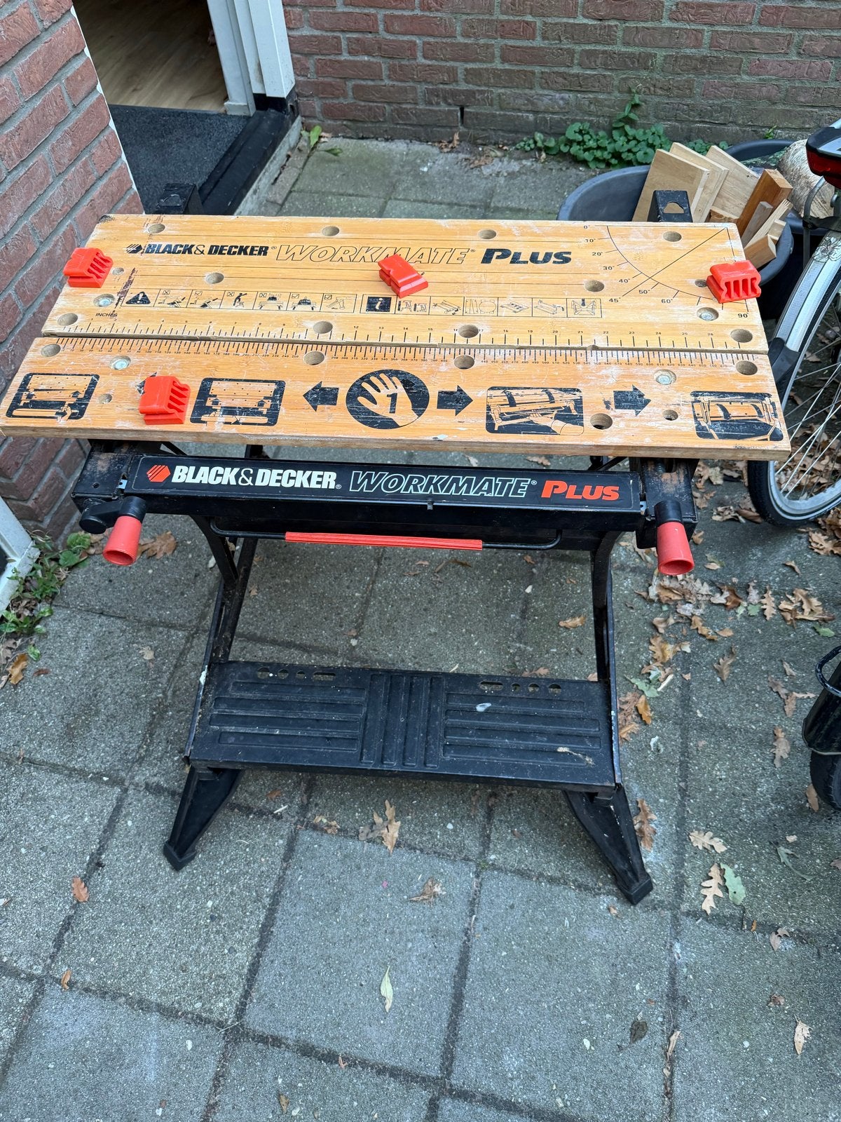 Black and Decker Workmate Plus werkbank, Doe-het-zelf en Verbouw, Ophalen, Gebruikt, 70 tot 120 cm, Bankschroef