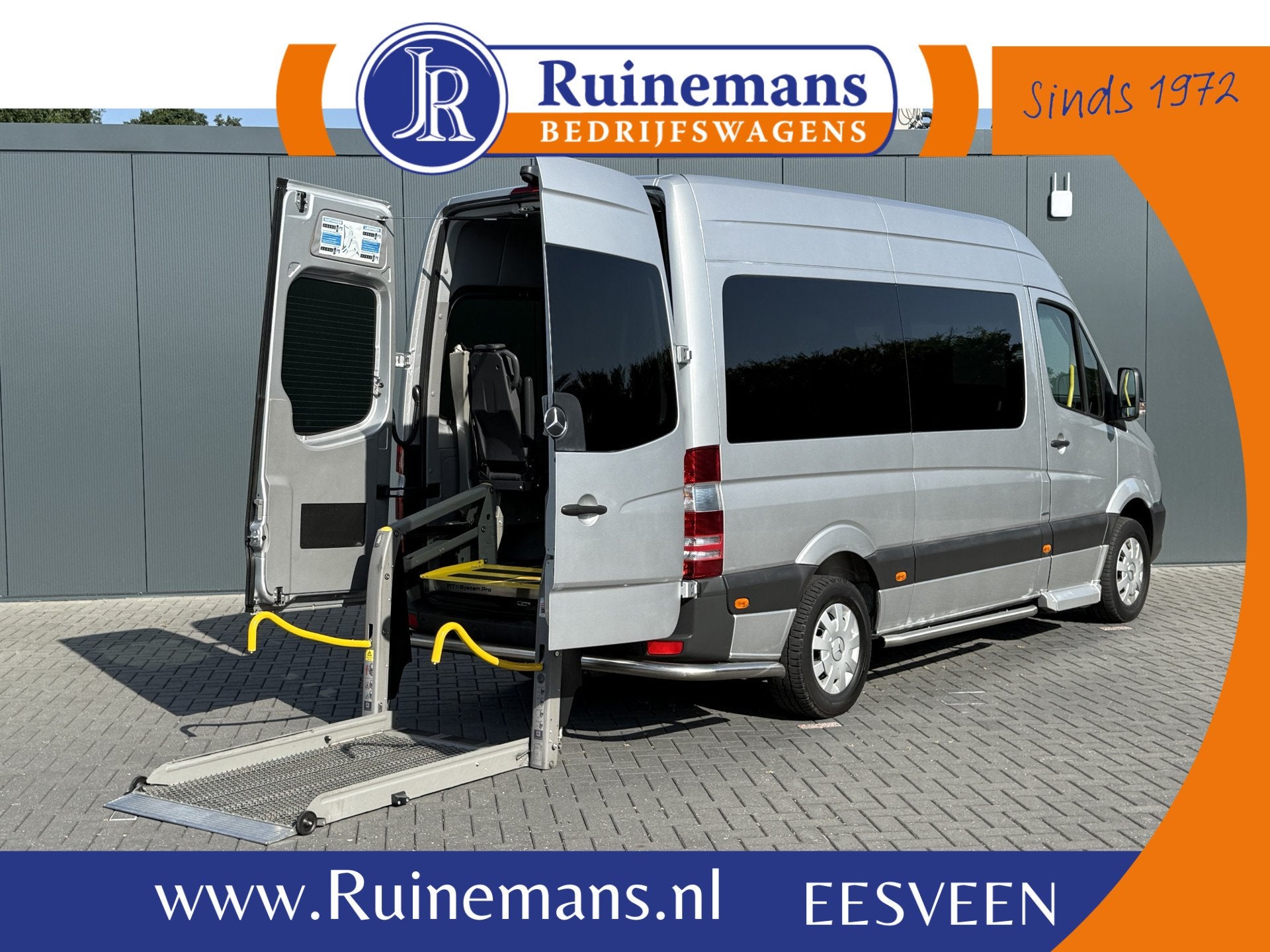 Mercedes-Benz Sprinter 314 CDI AUTOMAAT EURO 6 / FLEXI-TRANS, Auto's, Automaat, Parkeersensor, Gebruikt, 2000 kg