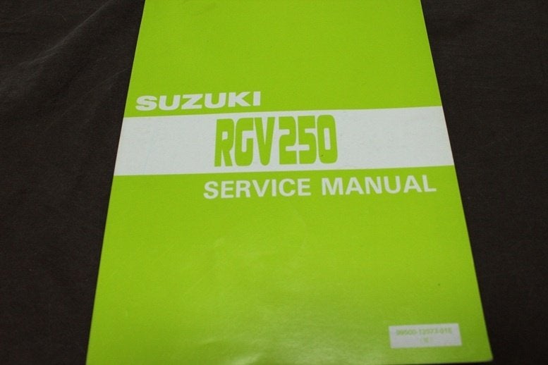 Suzuki RGV250 1989-1992 motorcycle service manual RGV 250, Motoren, Ophalen of Verzenden, Suzuki