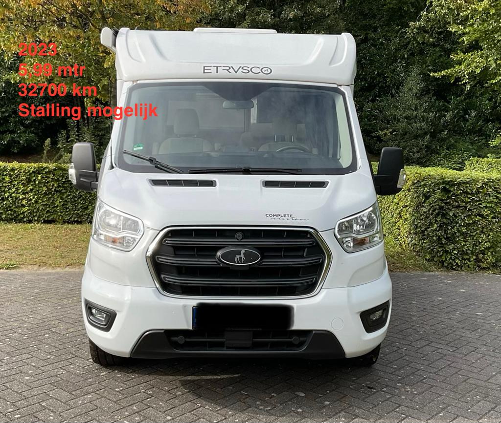 Etrusco 2023 |  5,99 mtr | V5.9DF Complete Sel. Nieuwstaat, Caravans en Kamperen, Campers, Chemisch toilet, Koelkast, Ringverwarming